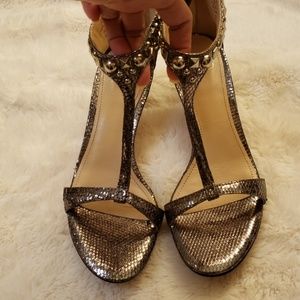Pewter heels size 5.5